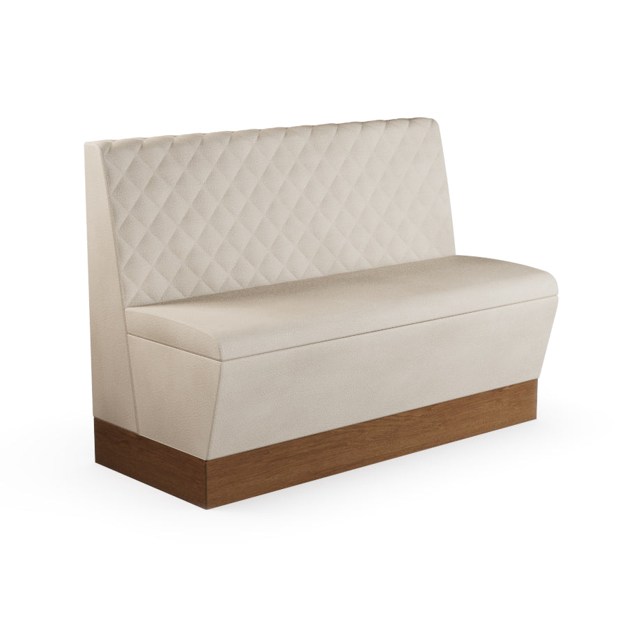 Quilted Straight Booth Seat - 1200mm Medium Unit