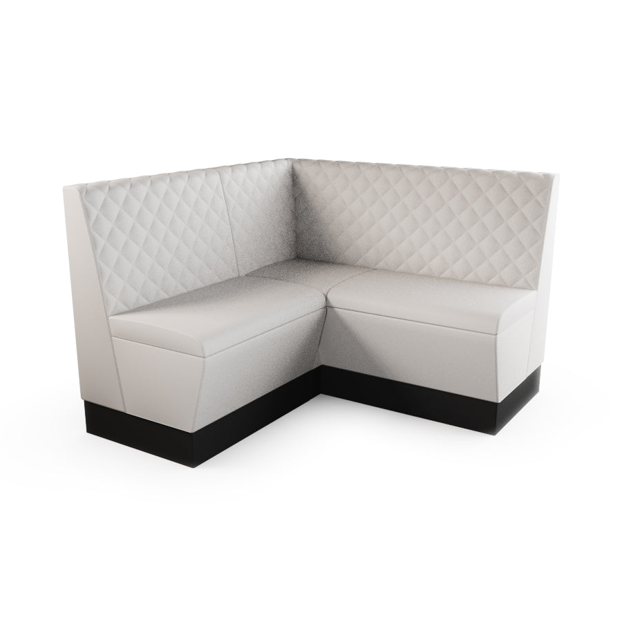 Small Corner Booth Set - Quilted Back