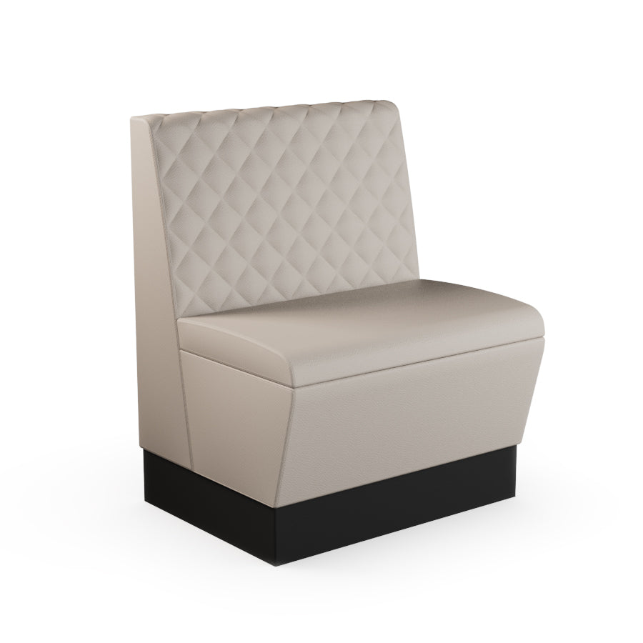 Quilted Straight Booth Seat - 700mm Small Unit