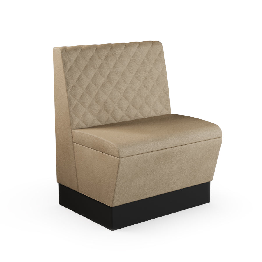 Quilted Straight Booth Seat - 700mm Small Unit