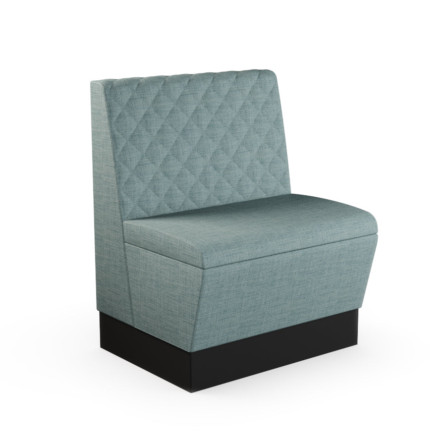 Quilted Straight Booth Seat - 700mm Small Unit