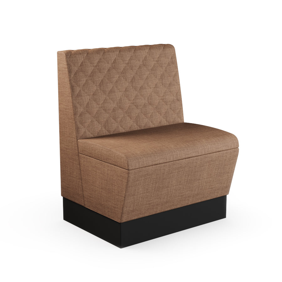 Quilted Straight Booth Seat - 700mm Small Unit