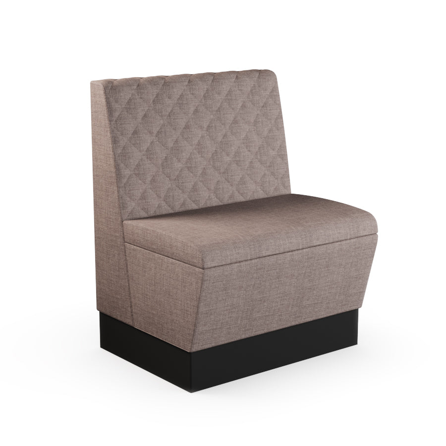 Quilted Straight Booth Seat - 700mm Small Unit