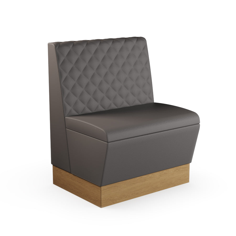 Quilted Straight Booth Seat - 700mm Small Unit