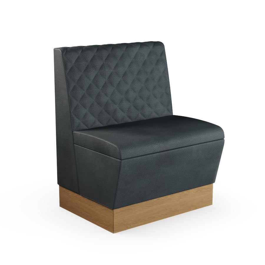 Quilted Straight Booth Seat - 700mm Small Unit