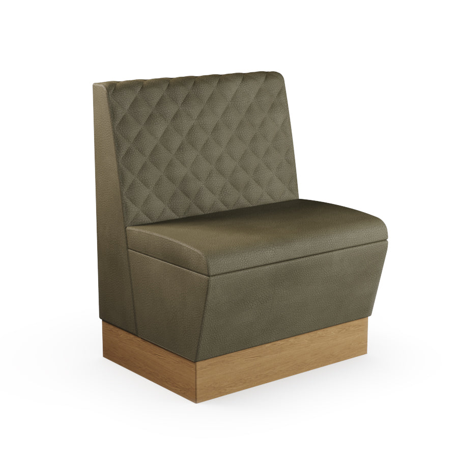 Quilted Straight Booth Seat - 700mm Small Unit