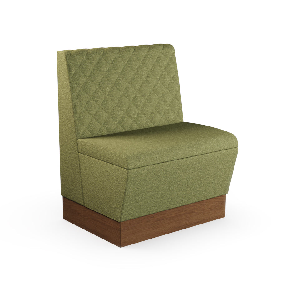 Quilted Straight Booth Seat - 700mm Small Unit