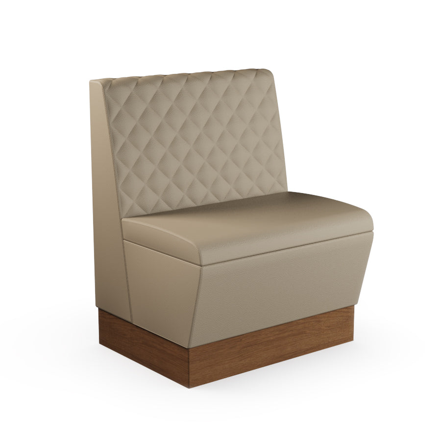 Quilted Straight Booth Seat - 700mm Small Unit