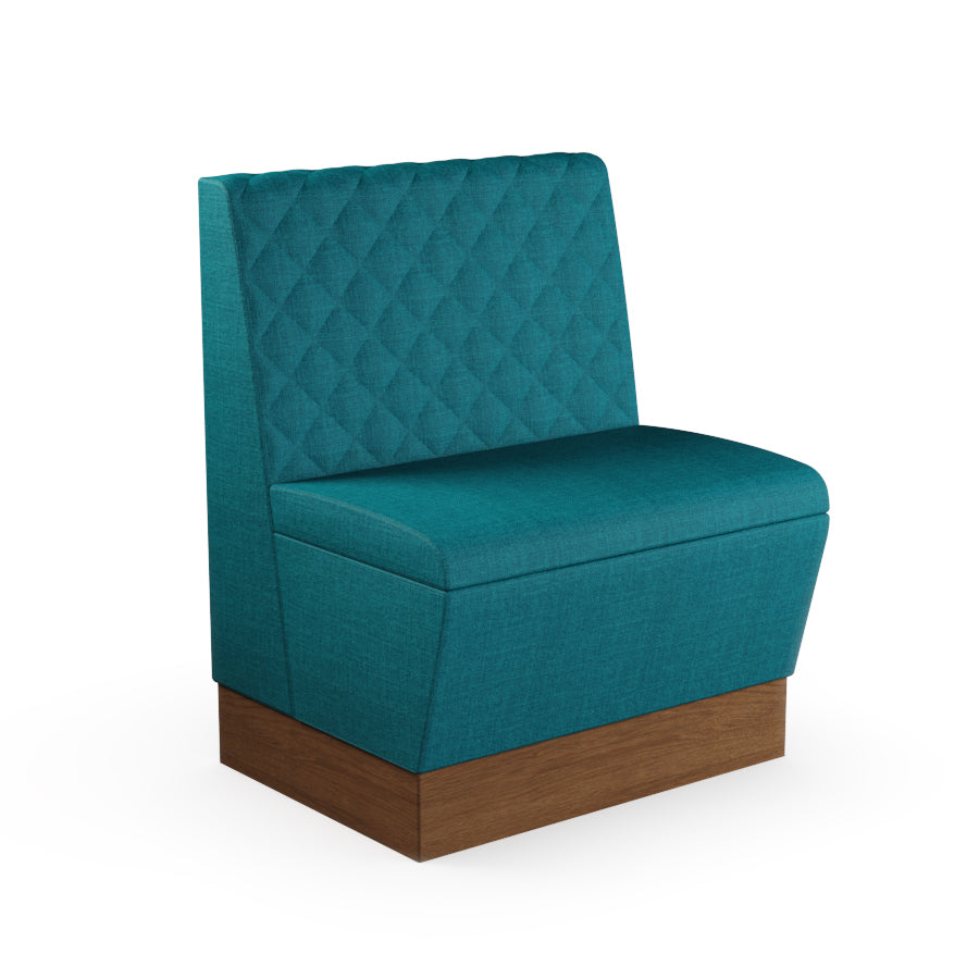 Quilted Straight Booth Seat - 700mm Small Unit