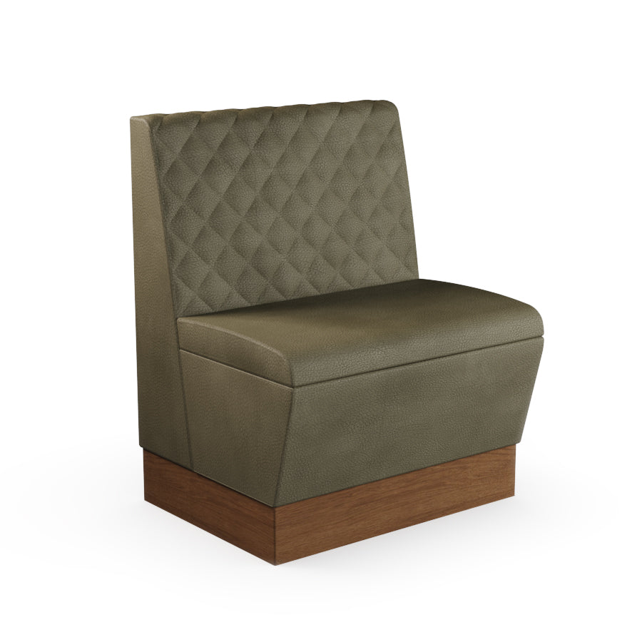 Quilted Straight Booth Seat - 700mm Small Unit