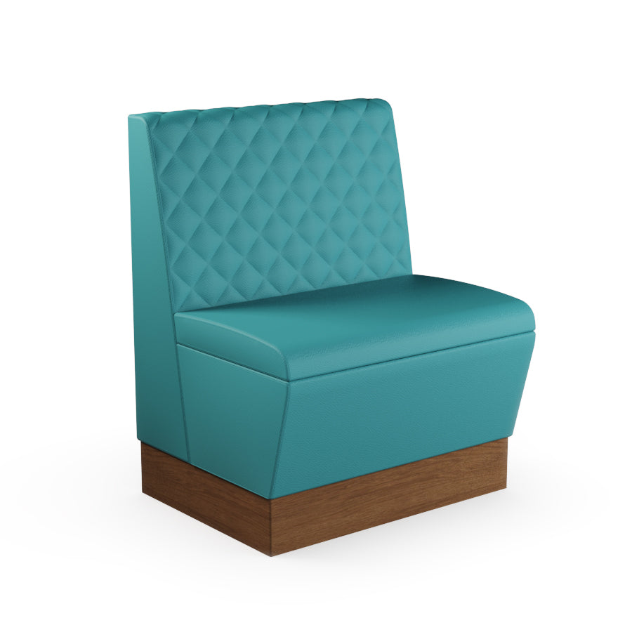 Quilted Straight Booth Seat - 700mm Small Unit