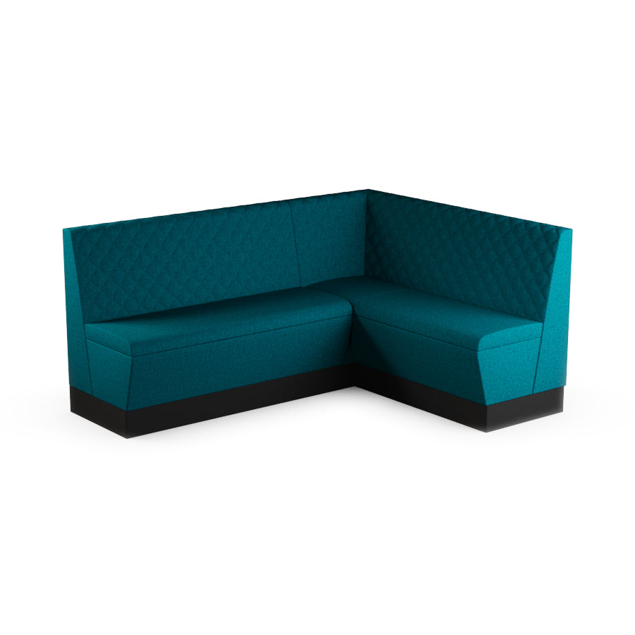 Medium Corner Booth Set (Extended) - Quilted Back