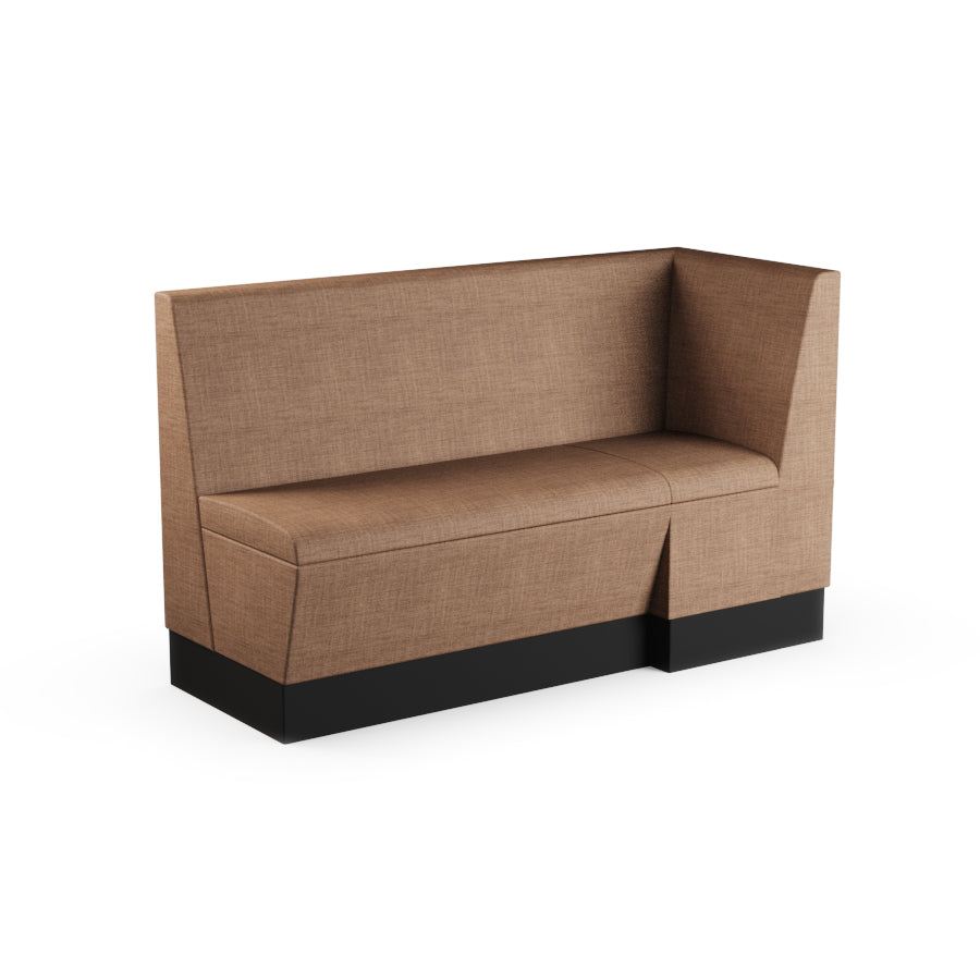 Large Extended Corner Booth Unit