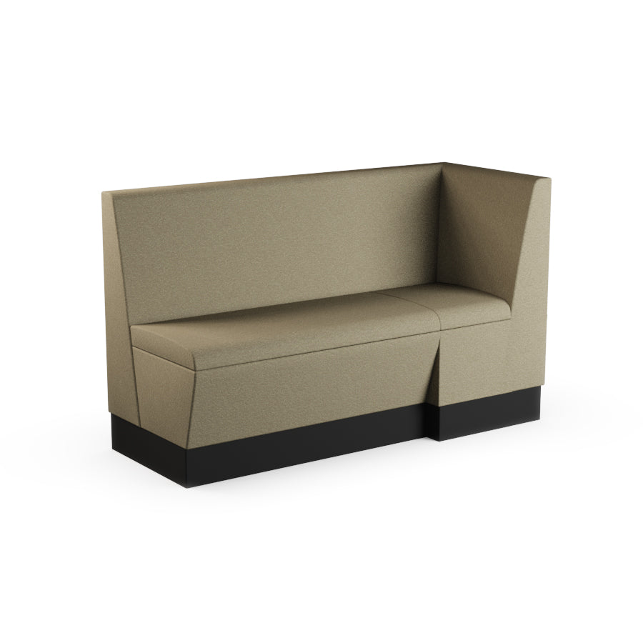 Large Extended Corner Booth Unit