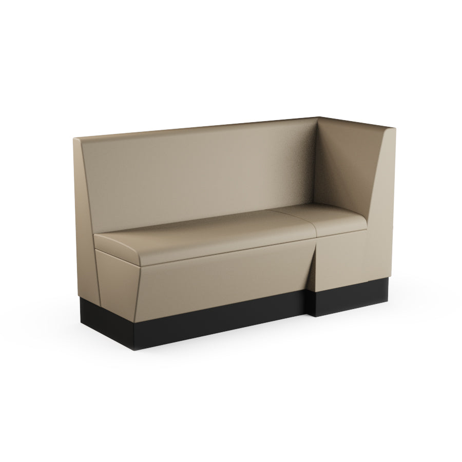 Large Extended Corner Booth Unit