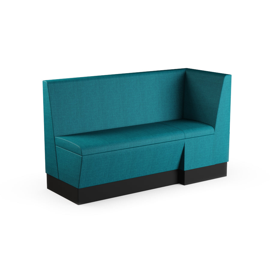 Large Extended Corner Booth Unit