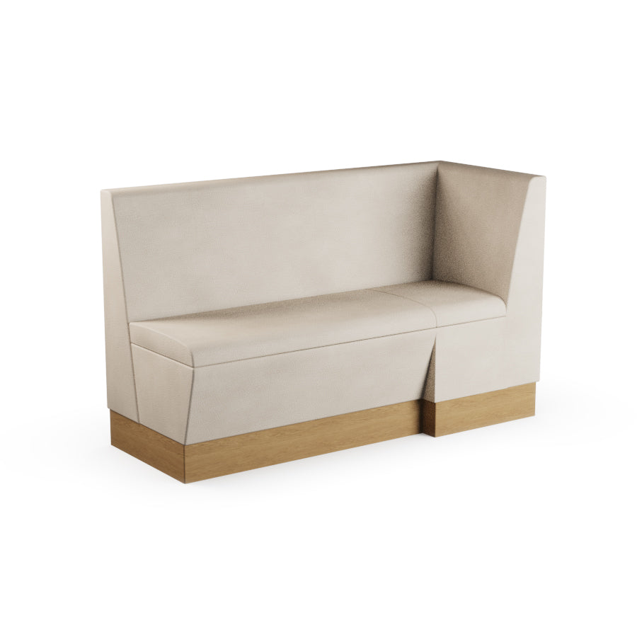 Large Extended Corner Booth Unit