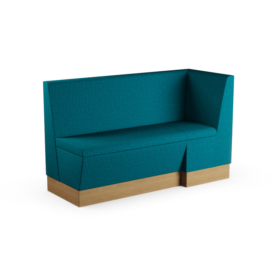 Large Extended Corner Booth Unit