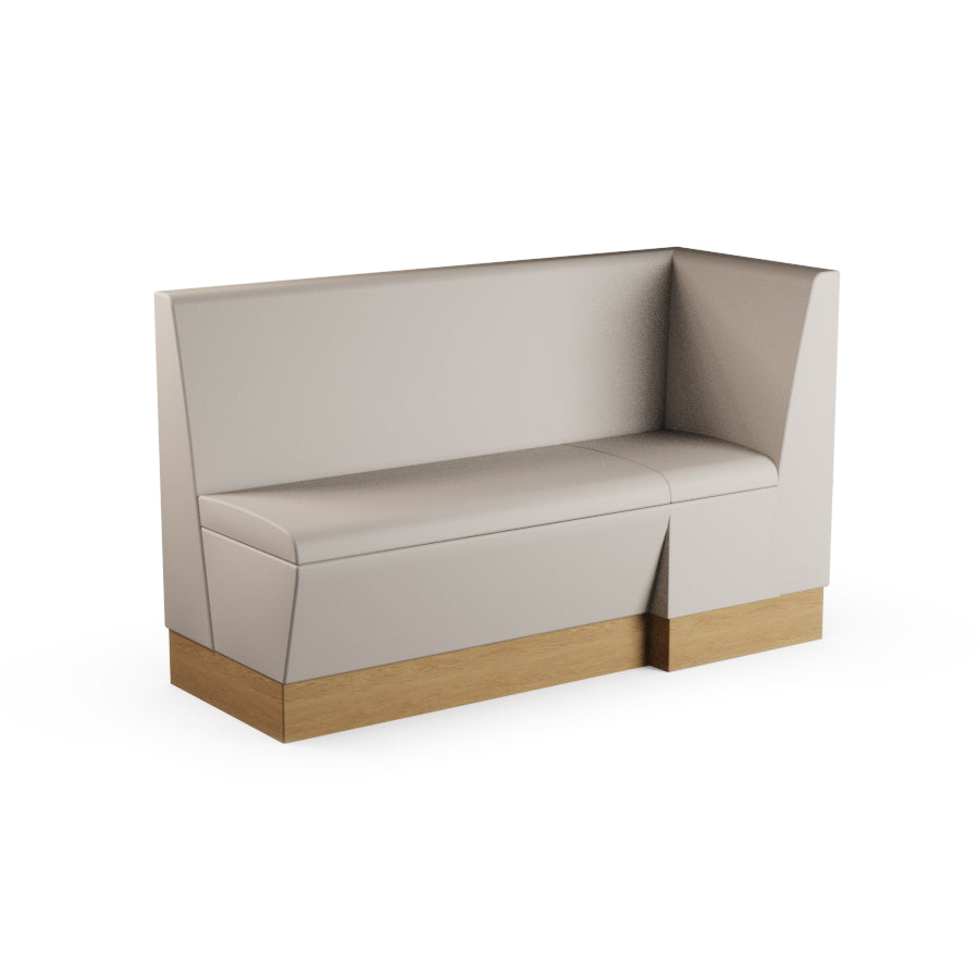 Large Extended Corner Booth Unit