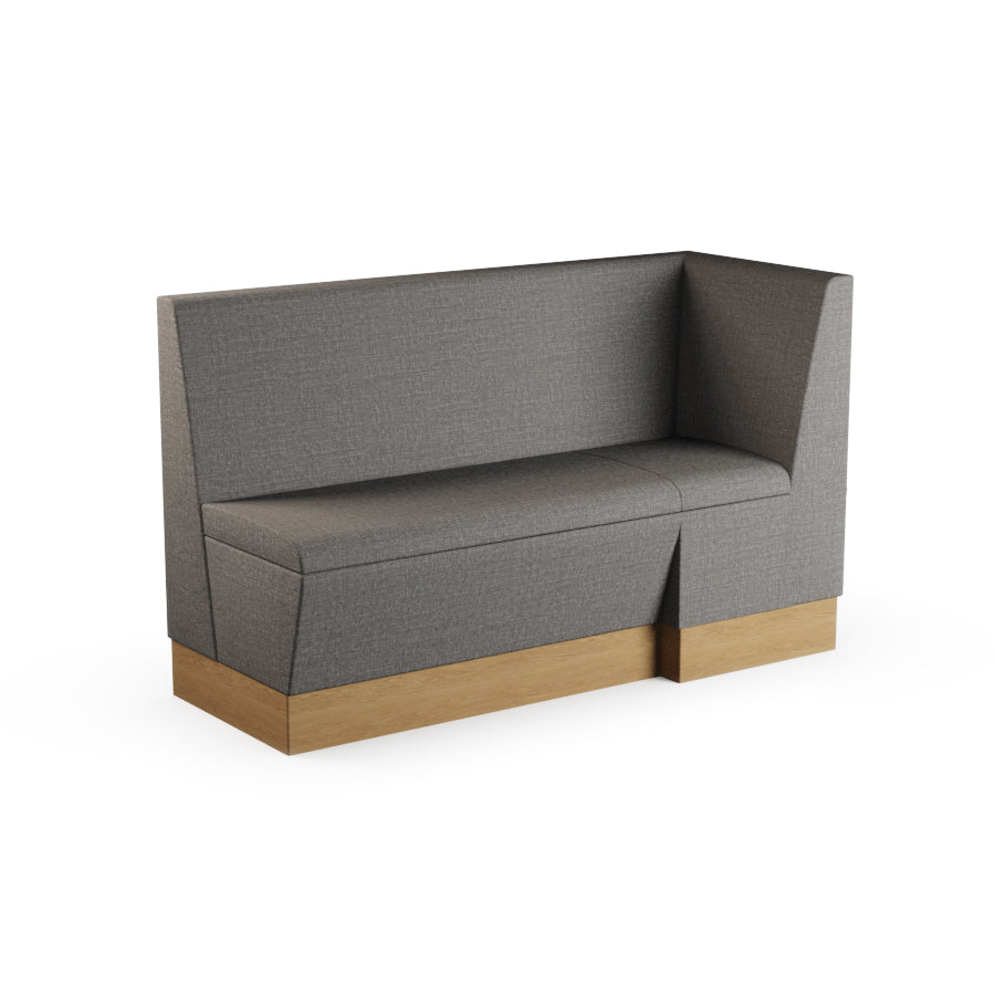 Large Extended Corner Booth Unit