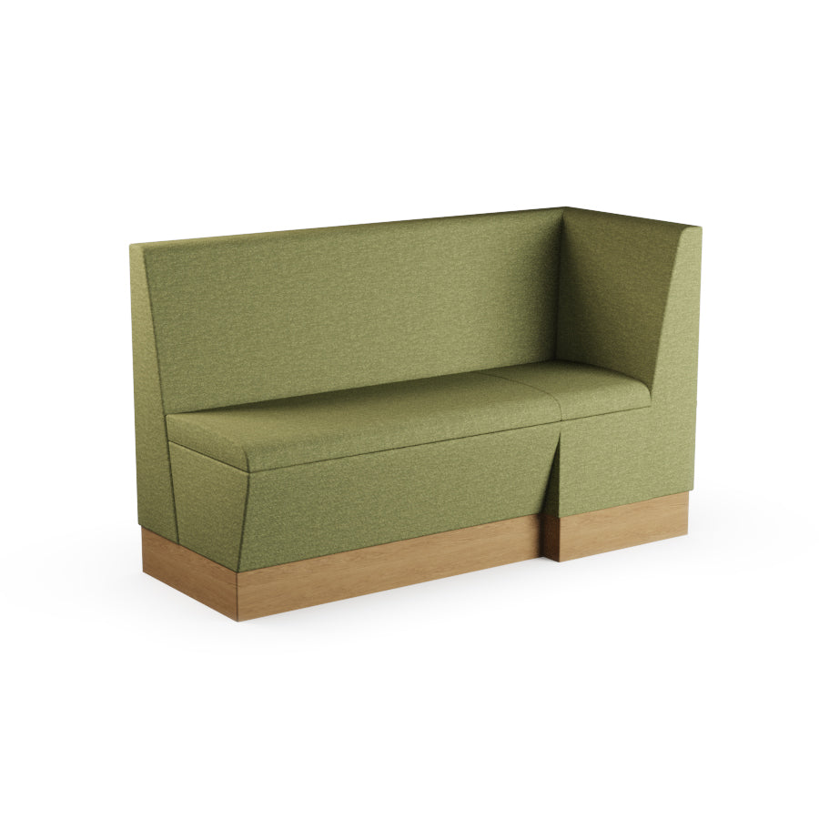 Large Extended Corner Booth Unit