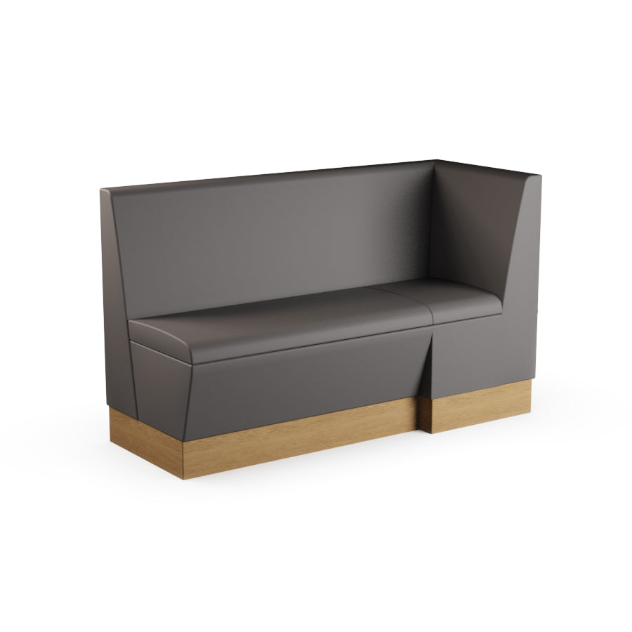 Large Extended Corner Booth Unit