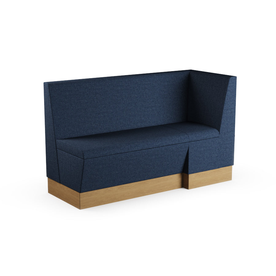 Large Extended Corner Booth Unit