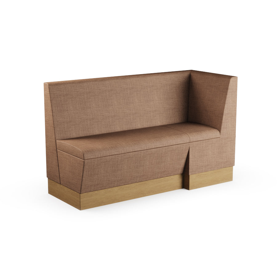 Large Extended Corner Booth Unit