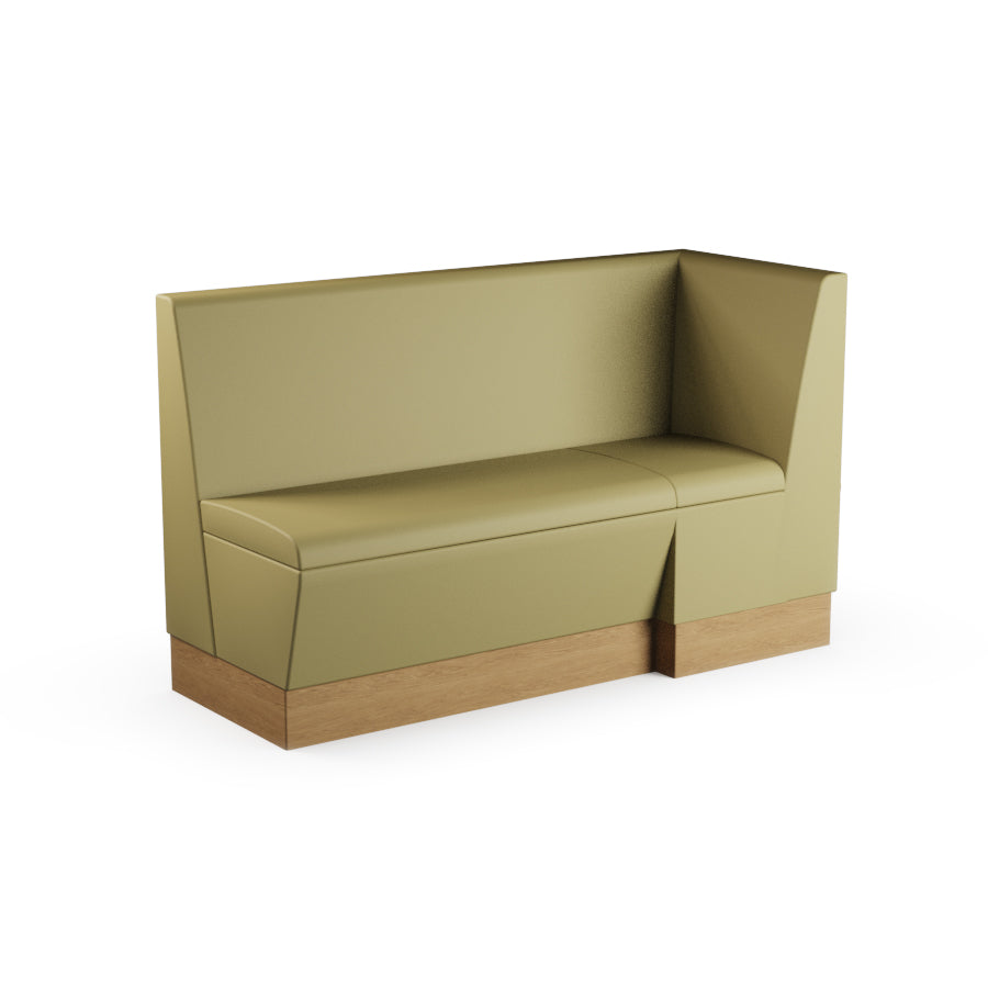 Large Extended Corner Booth Unit