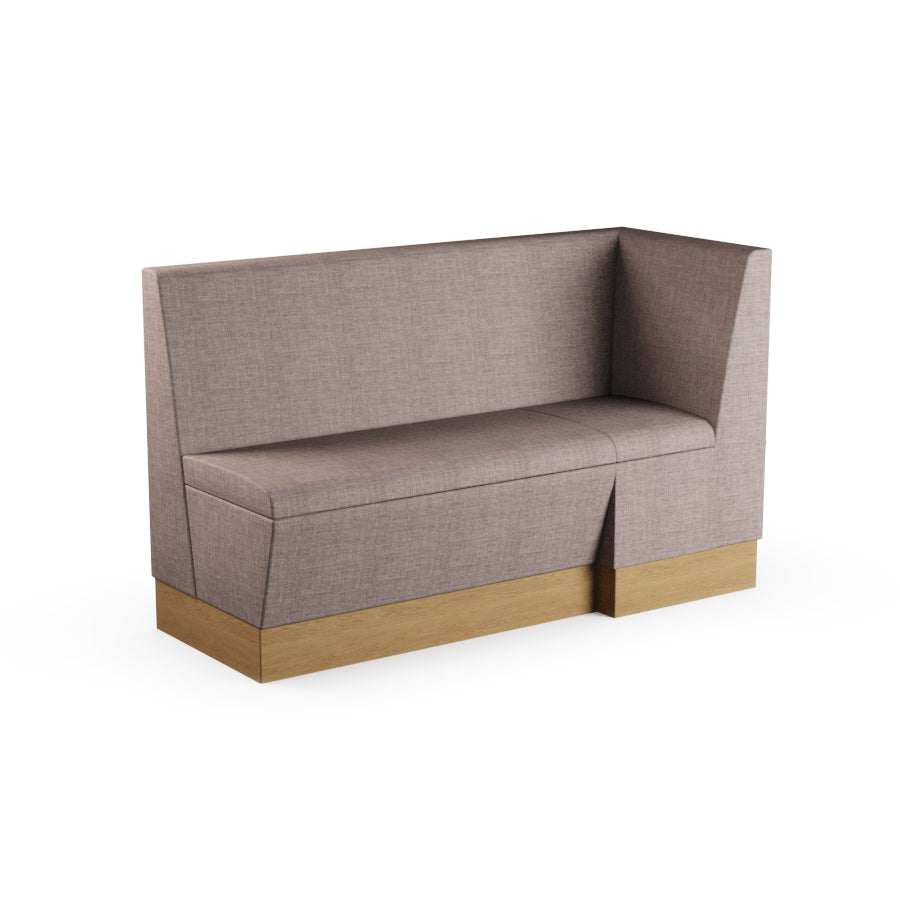 Large Extended Corner Booth Unit