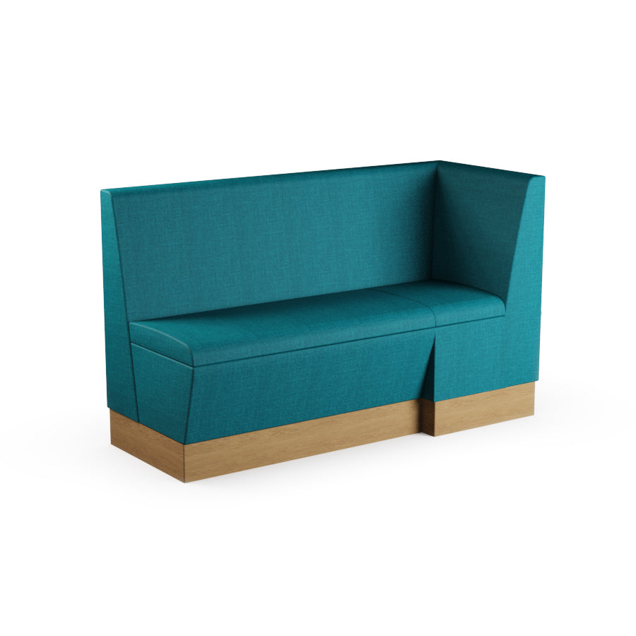 Large Extended Corner Booth Unit