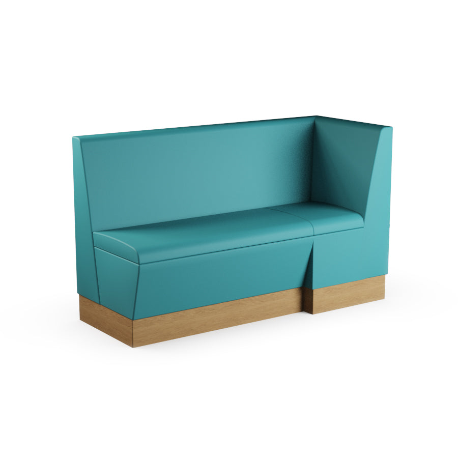Large Extended Corner Booth Unit
