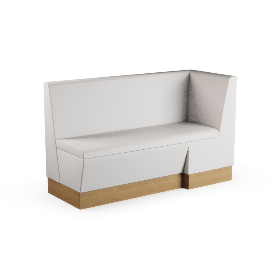 Large Extended Corner Booth Unit