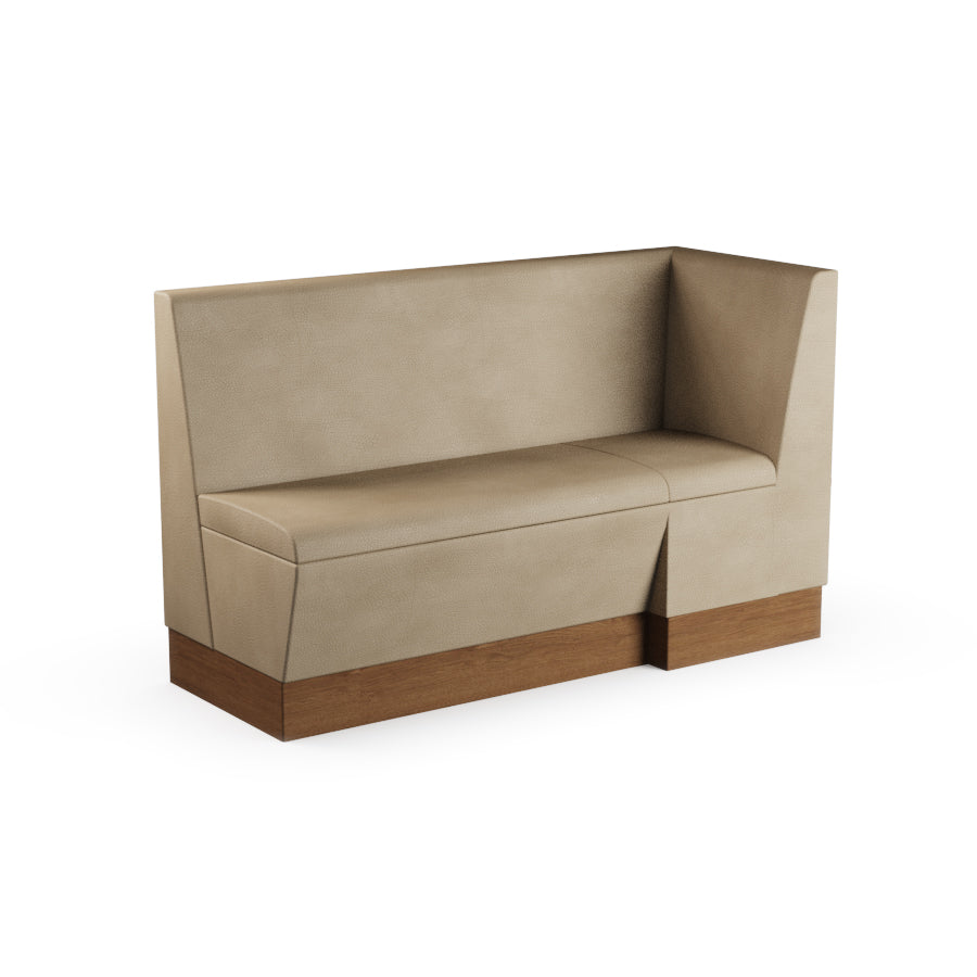 Large Extended Corner Booth Unit