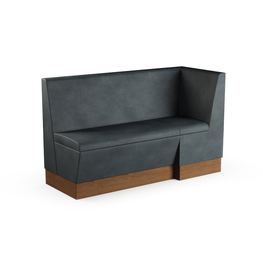Large Extended Corner Booth Unit