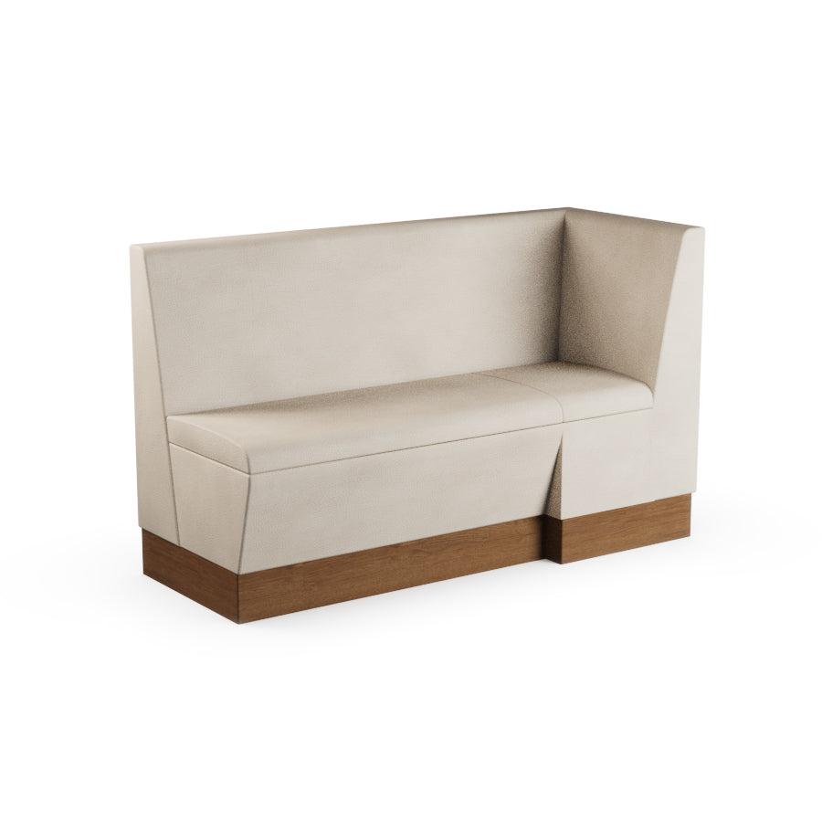 Large Extended Corner Booth Unit