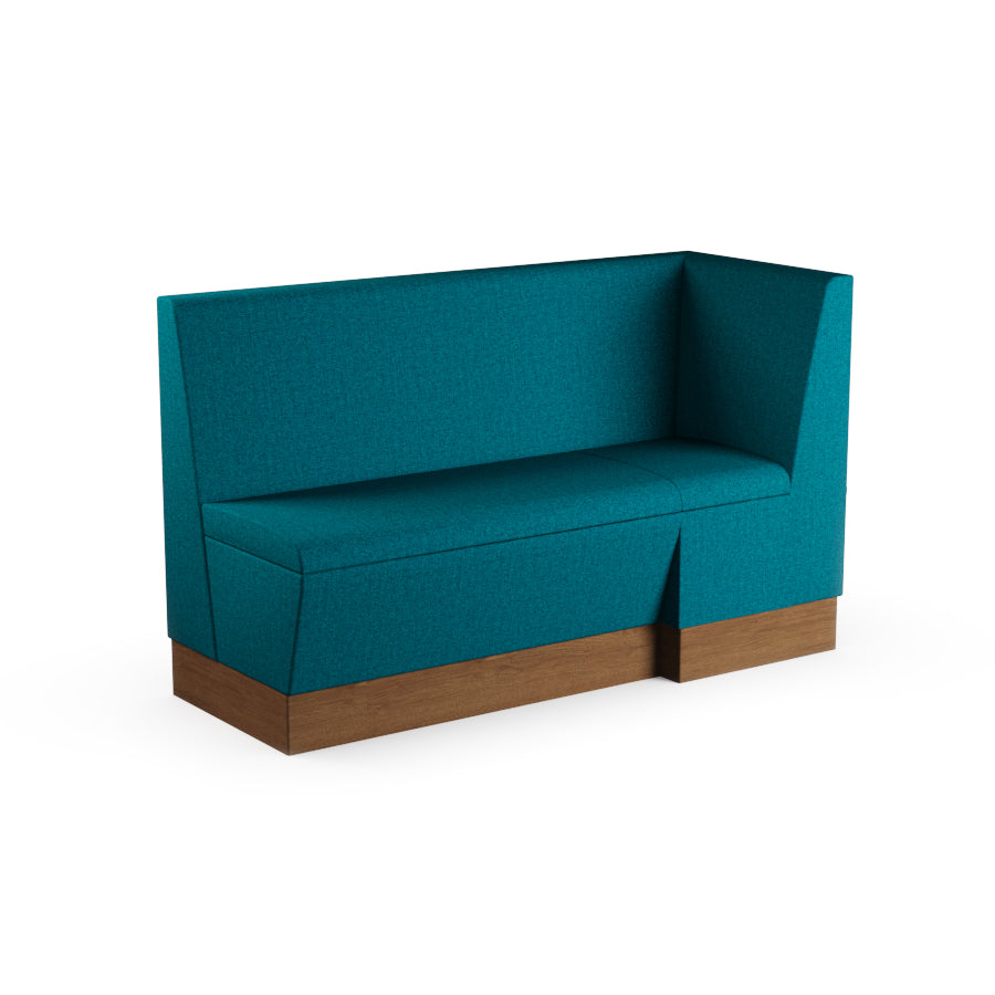 Large Extended Corner Booth Unit