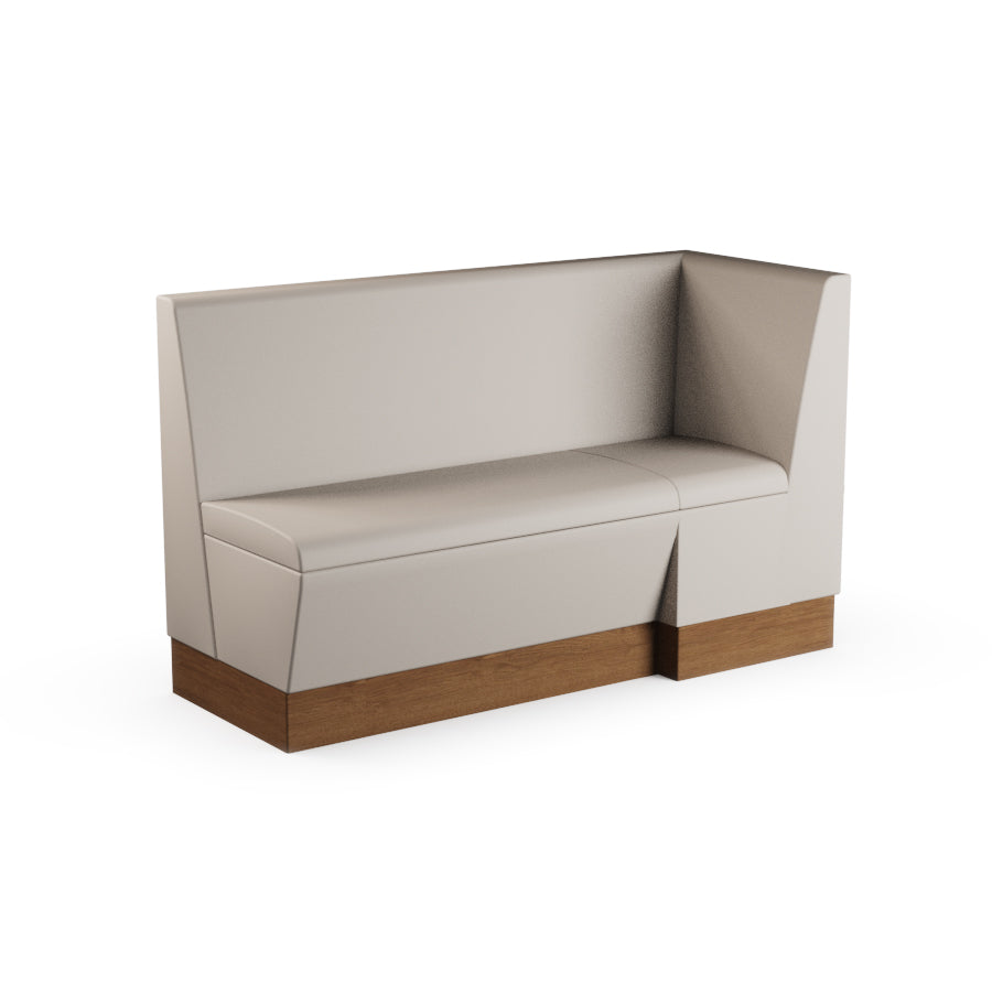 Large Extended Corner Booth Unit