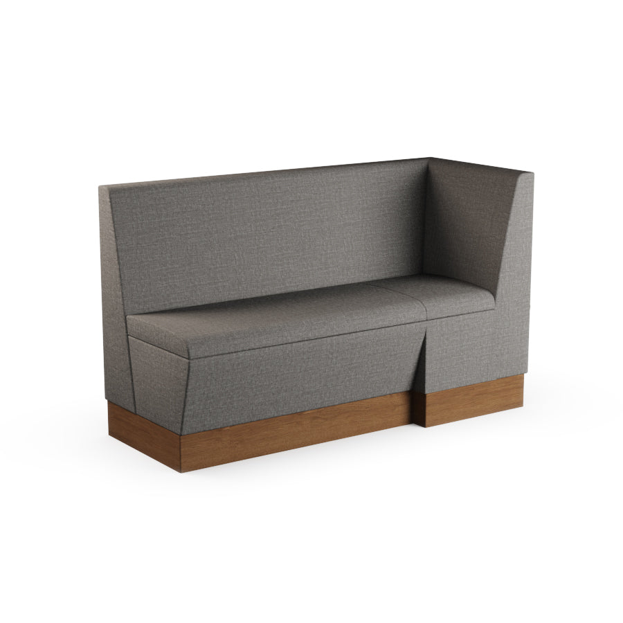 Large Extended Corner Booth Unit