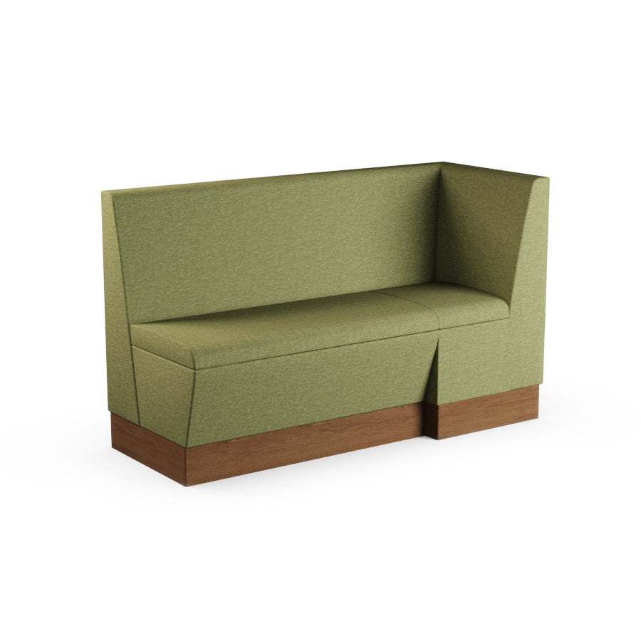 Large Extended Corner Booth Unit
