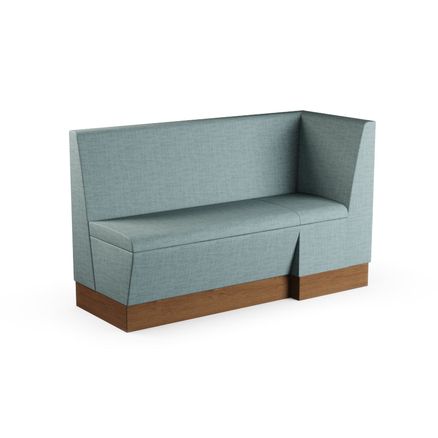 Large Extended Corner Booth Unit