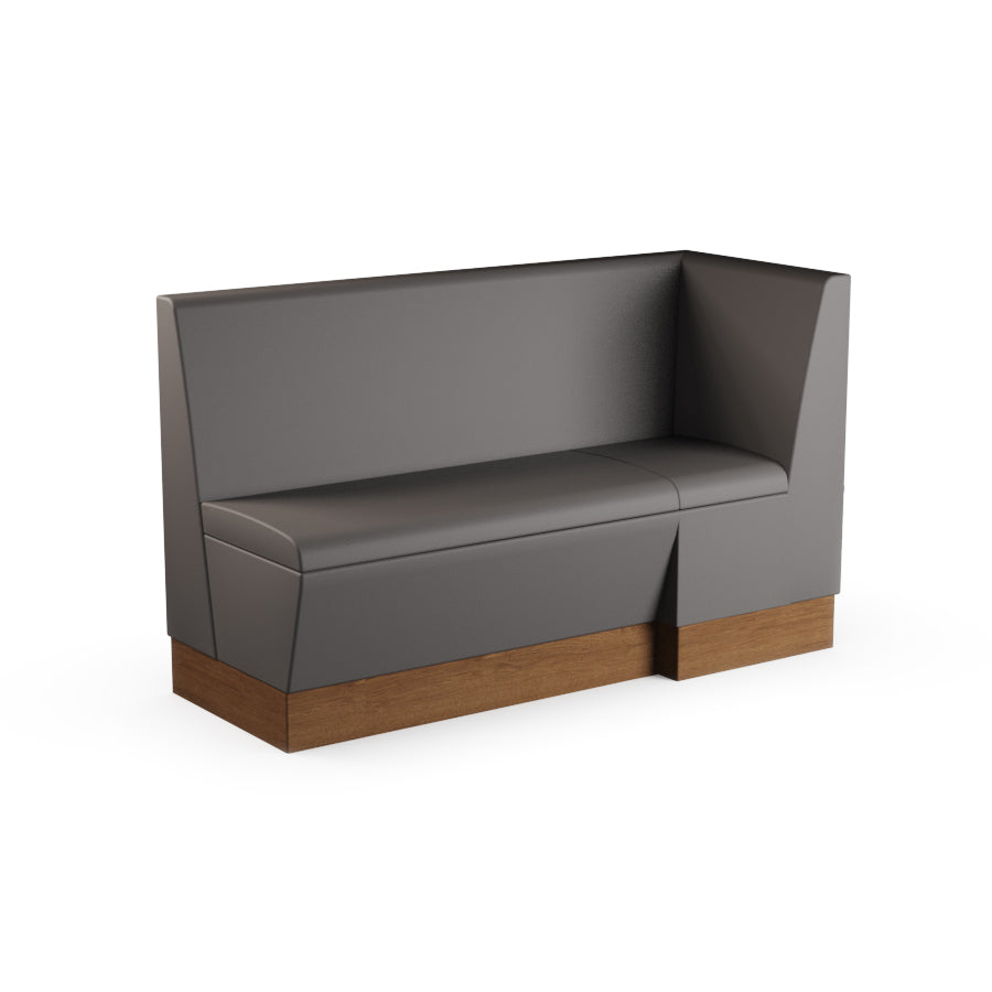 Large Extended Corner Booth Unit