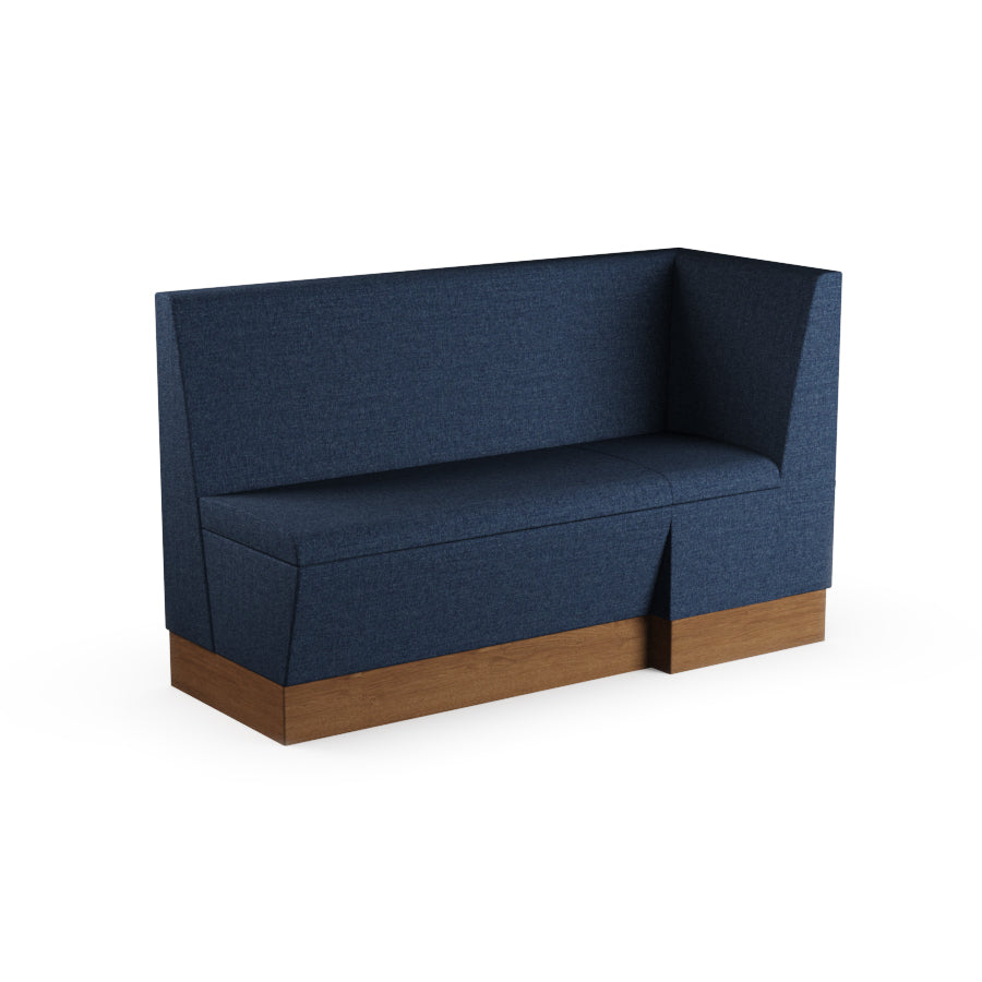 Large Extended Corner Booth Unit