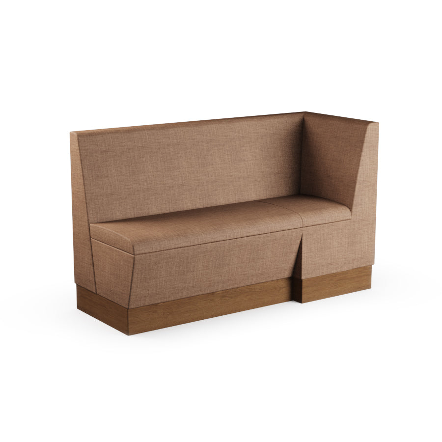 Large Extended Corner Booth Unit
