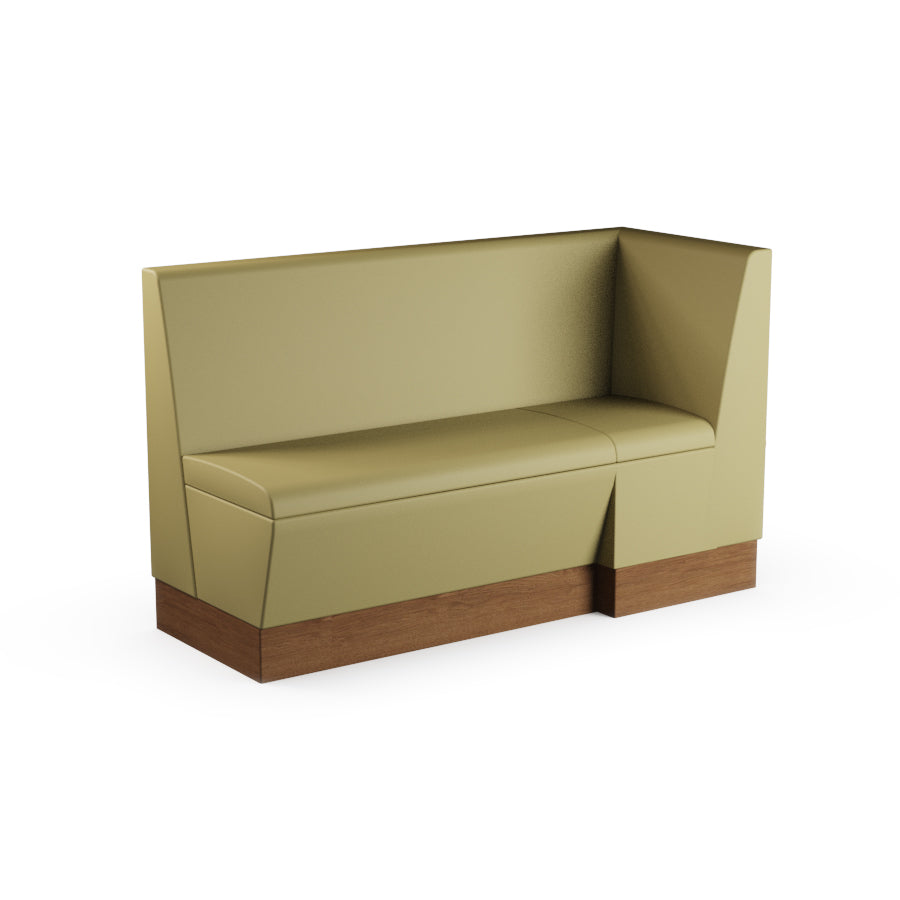 Large Extended Corner Booth Unit