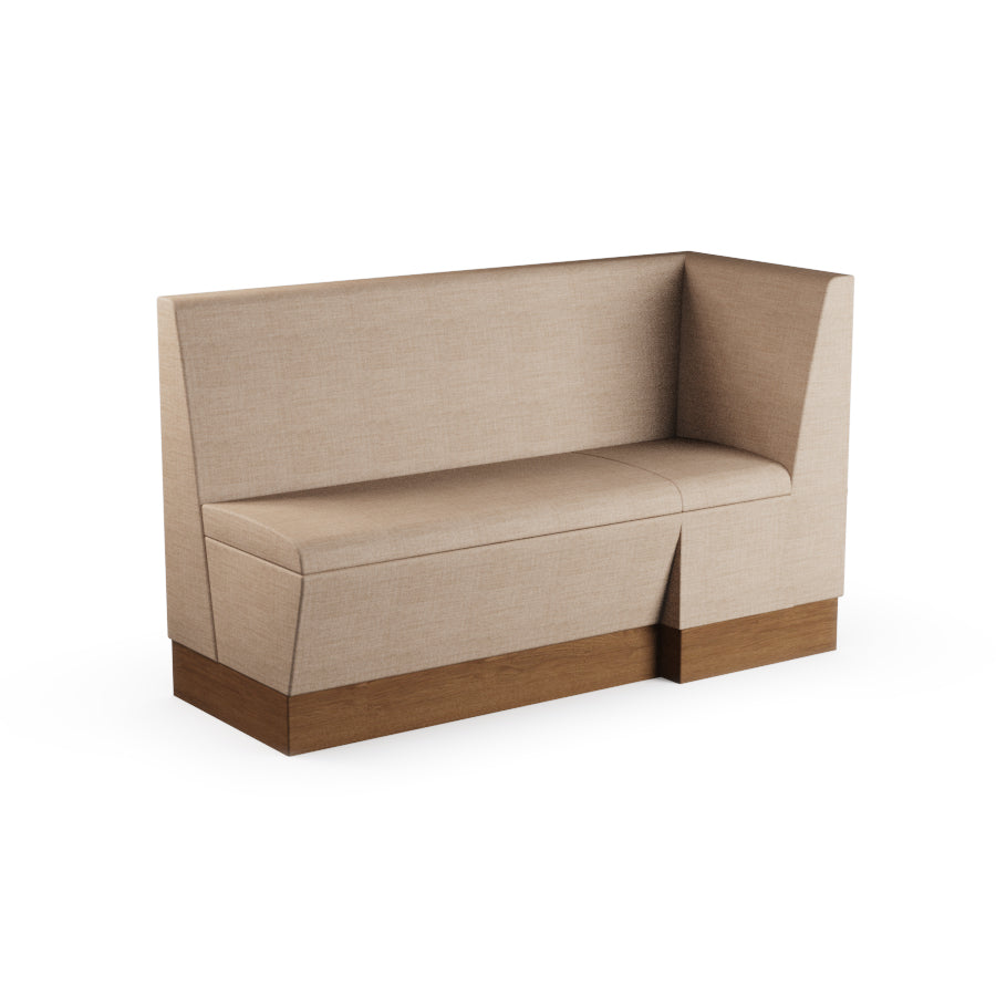 Large Extended Corner Booth Unit