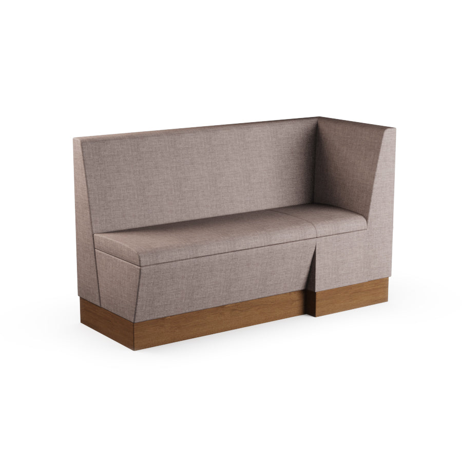 Large Extended Corner Booth Unit