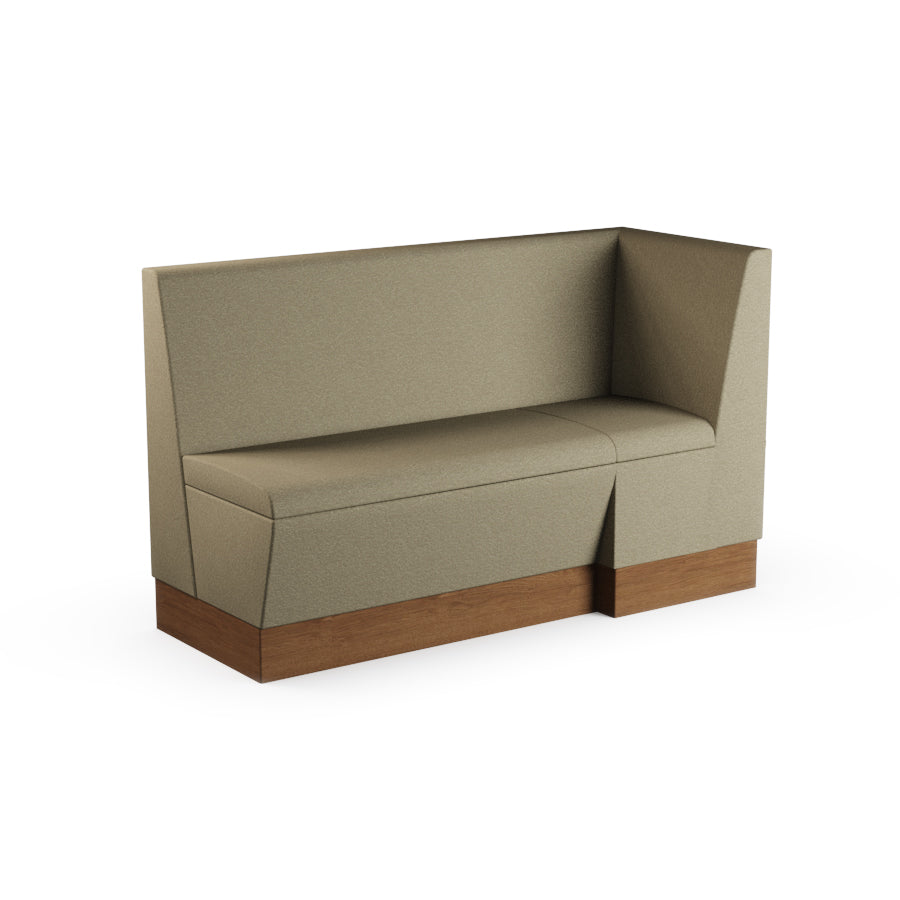 Large Extended Corner Booth Unit