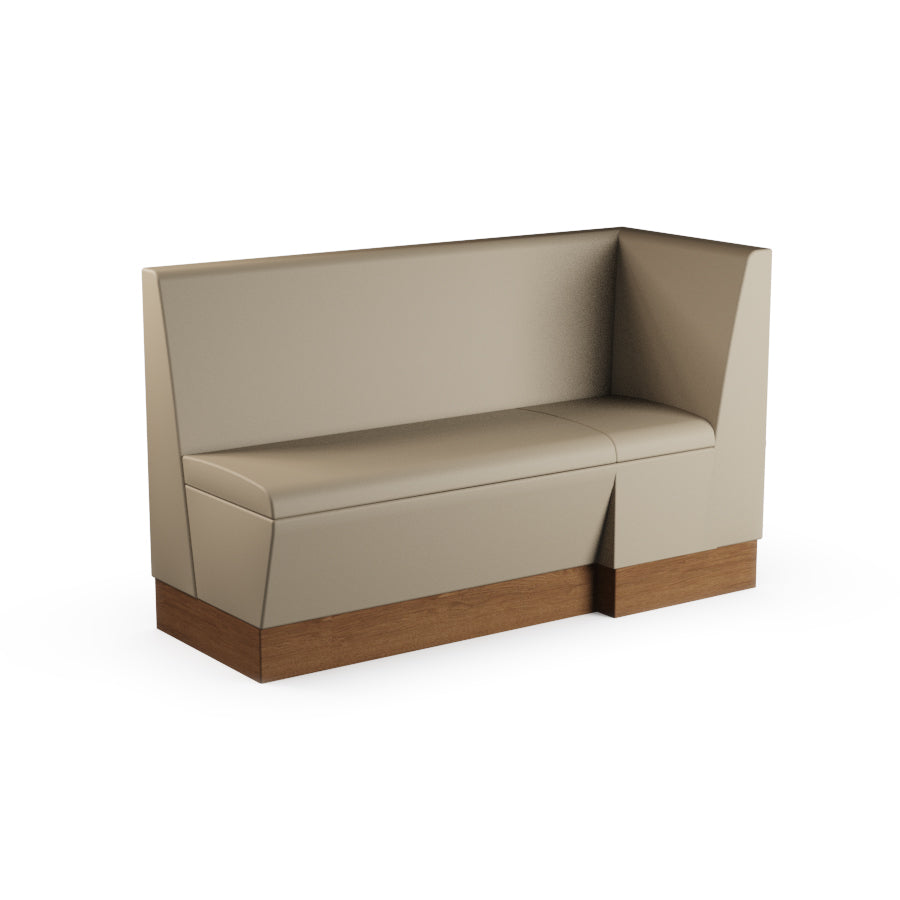 Large Extended Corner Booth Unit