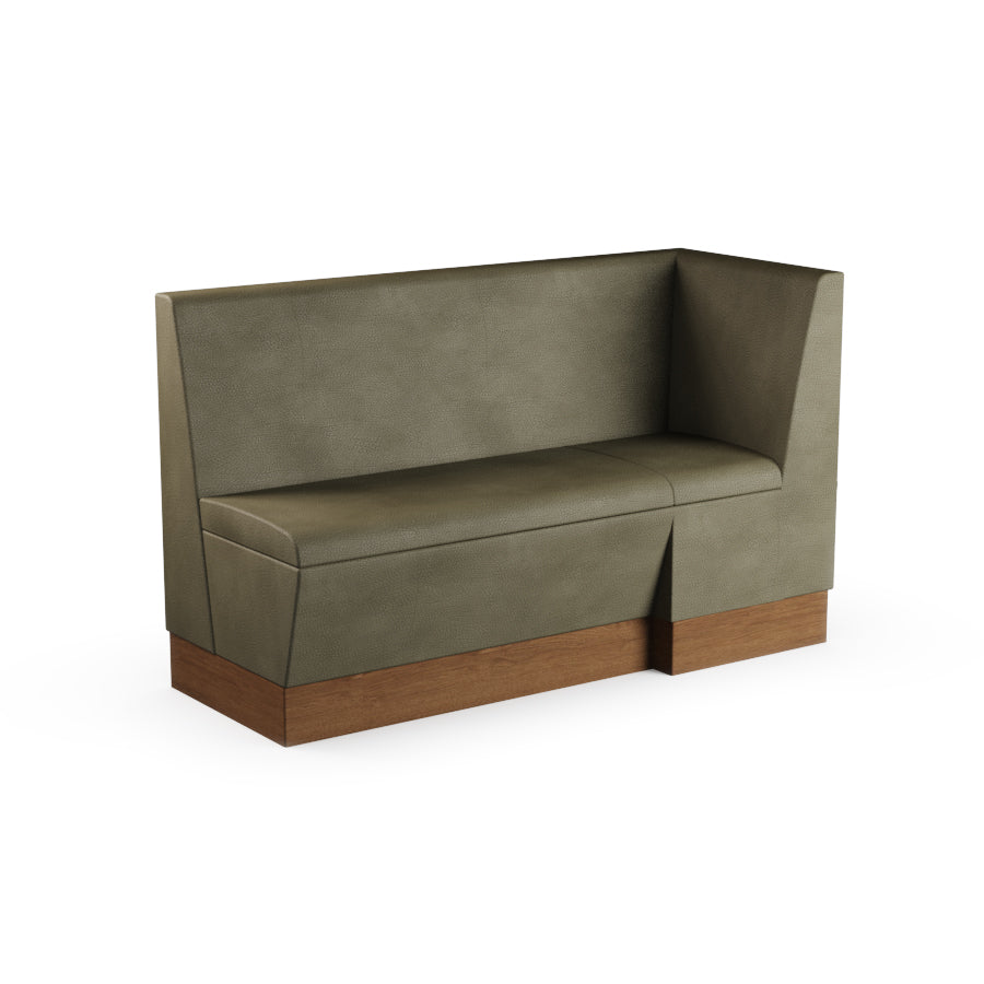 Large Extended Corner Booth Unit